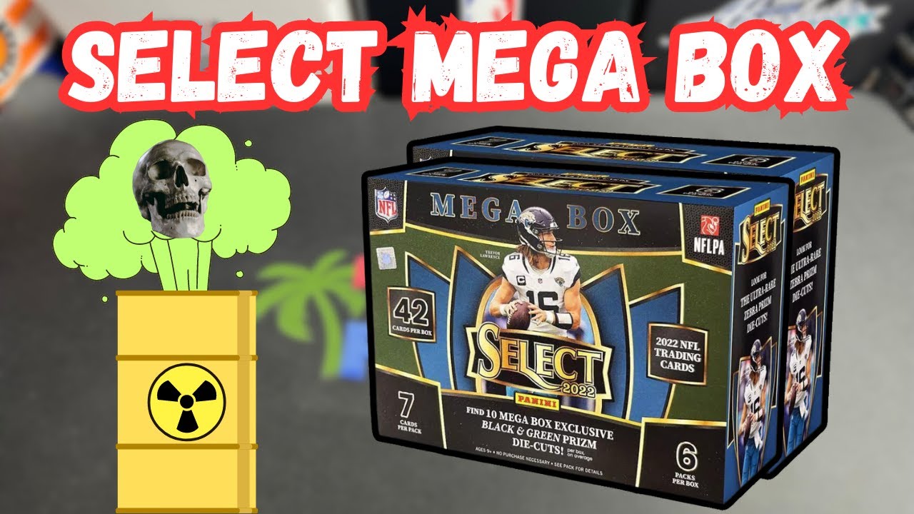 2022 Panini Select NFL Football Trading Cards Mega Box