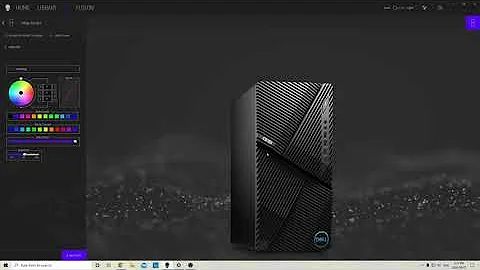 How to change lighting for Dell G5 Gaming Desktop