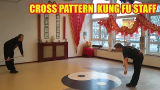 CROSS-PATTERN KUNG FU STAFF by HONG YING SIFU  302 views 3 years ago 1 minute, 15 seconds