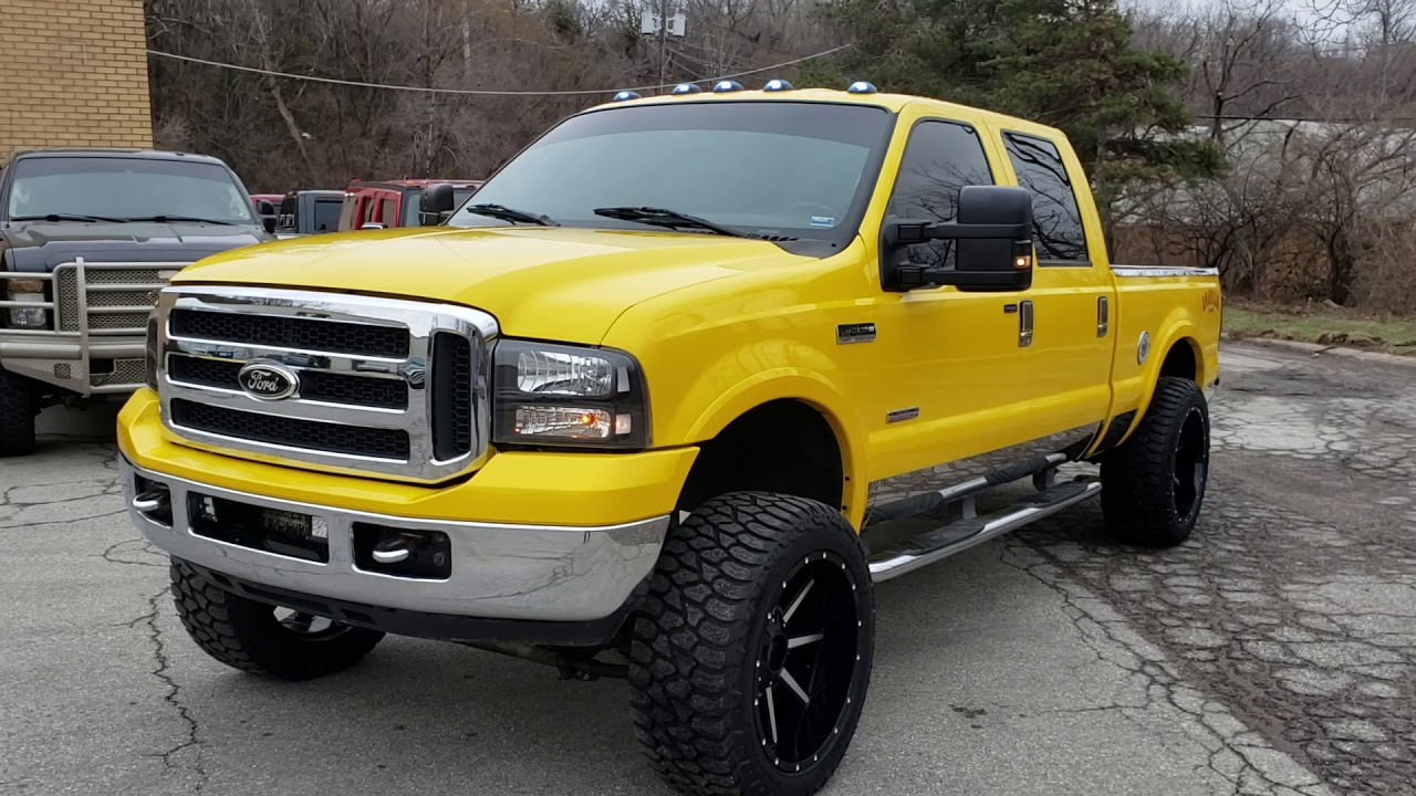 2006 Ford F250 4x4 Amarillo Powerstroke LIfted on 22x12 and 35s FOR
