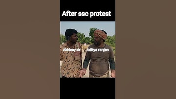ssc protest fight on YouTube by Abhinay sir and Aditya ranjan sir 🤣🤣🤣#ytshorts #abhinaymaths