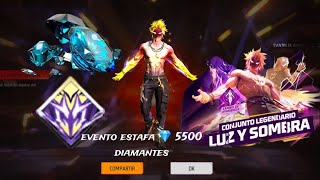 SACANDO LA TORRE DE TOKEN CON LA SKIN LEGENDARIA LUZ Y SOMBRA CONJUNTO CRUELDAD SOMBRIA EN FREE FIRE