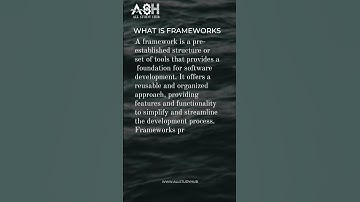 What is frameworks like Django flask node #allstudyhub #programming #computerscience #youtubeshorts