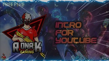 Intro For My Channel / Ronak Gaming