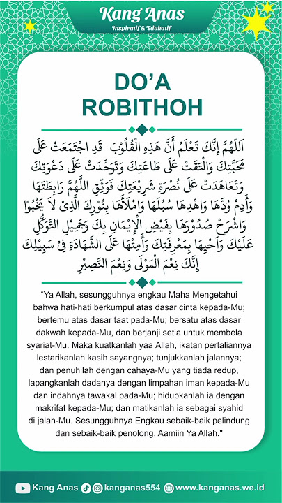 Doa Robithoh #doa #doarobithoh