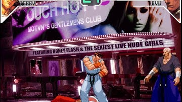 CAPCOM FIGHTING EVOLUTION MAX- TERRY & GEESE VS RYU & GILL  3-17-16 #mugen