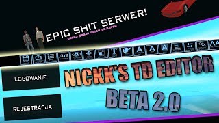 [N]TEXTDRAW EDITOR - Zaawansowany System Tworzenia TextDrawów(BETA 2.0)