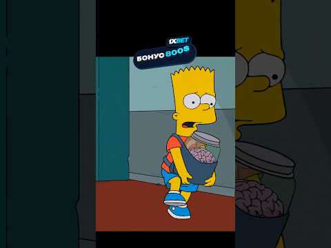 У Барта появился Мозг🤔😅 #симпсоны #simpsons #топ
