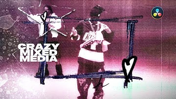 Create the MIXED MEDIA STYLE in Resolve