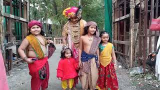 Little Krishna Offscreen Masti Radha Krishna Offscreen Masti Sumedh And Hazal