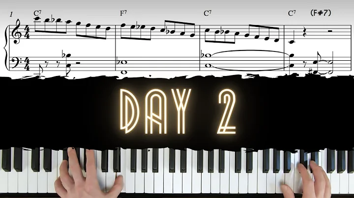 Day 2 - Bebop Scales Over C Blues | 30 Day Jazz-Bl...