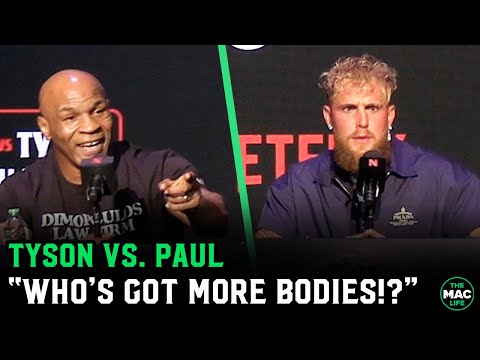 Kid asks Mike Tyson and Jake Paul \