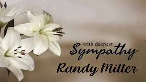 FUNERAL SERVICE OF RANDY MILLER