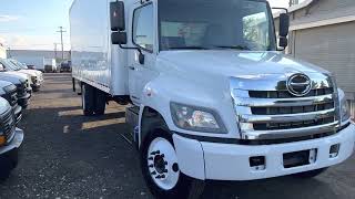 2017 Hino 268  26' Box Truck w/ Liftgate and  Ramp