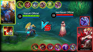 ALDOUS COLLECTOR VS YU ZHONG COLLECTOR | WHO WILL WIN? | THE MOST INTENSE 1V1 MATCH EVER! | MLBB