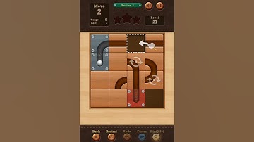 Roll the Ball slide puzzle Rotation A Pack Level 21 Solution