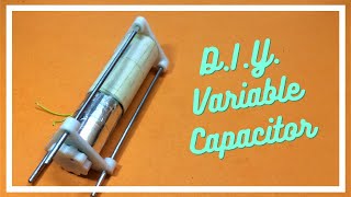 DIY Variable Capacitor using Aluminium Foil