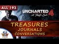 Uncharted 4 Collectibles Locations - 193 Treasures, Journal Entries, Notes & Optional Conversations