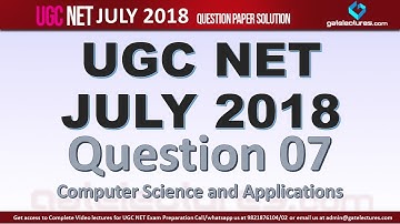 Question 07 UGC NET CSE 8 July 2018 Paper 2 Solution (Weak Typed and Static Typed)