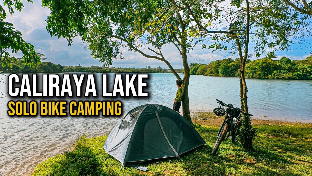 🚴 SOLO BIKE CAMPING & FISHING SA NAG-IISANG TAHIMIK NA CAMPSITE NG CALIRAYA LAKE ( BIKEPACKING )