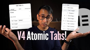 NEW Elementor V4 Tabs - AND MAJOR TIP! Beta 3.34