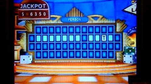 PS2 Wheel of Fortune Run Game 20 Part 2