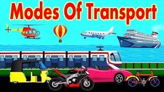 Modes of transport وسائل النقل