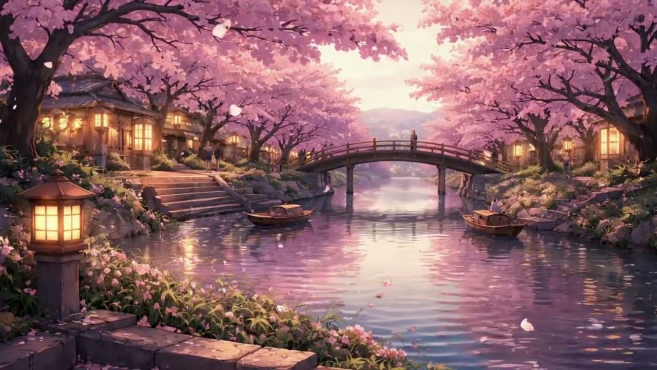 Cherry Blossom Sakura Cozy Atmosphere