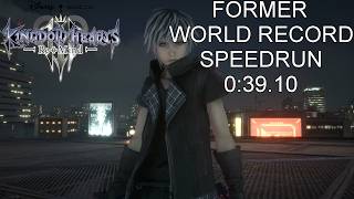 KH III ReMind [Critical Mode] Yozora Speedrun 0:39.10 [FORMER WORLD RECORD]
