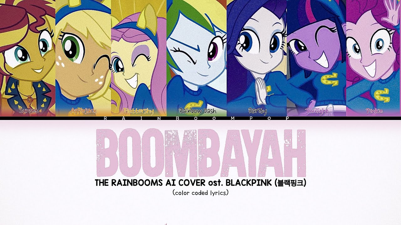 [MLP EG AI COVER] BOOMBAYAH (붐바야) - ost. BLACKPINK | CCL