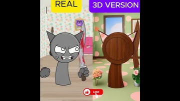 One two, buckle my shoes 👞(Simon & Pinki with Sprunki) #incredibox #sprunki #animation REAL VS AI