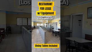 Restaurant Space for Lease in Lincoln Heights | 1,500 SF | Hood Included