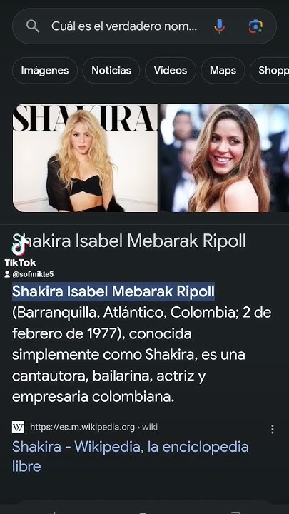 el nombre completo de Shakira - YouTube