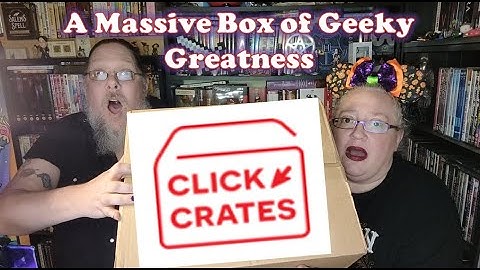 Classic Click Crates August 2022 Unboxing - Monthly Mystery Subscription Box - Sonic The Hedgehog