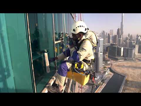 Façade cleaning and Rope Access services in Dubai by Concordia | A Day in Concordia’s Life