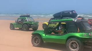 De Buggy do RS/SC até Jericoacoara CE. praia do preá em Jericoacoara.