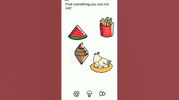 Brain Out: Question No.10 Find something You cannot eat | Abu Bheekaran