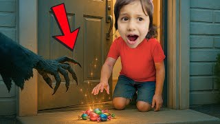 Gi̇zemli̇ Bi̇ri̇ Si̇hi̇rli̇ Şekerleri̇ Kapiya Birakti Zi̇le Basti Kaçti