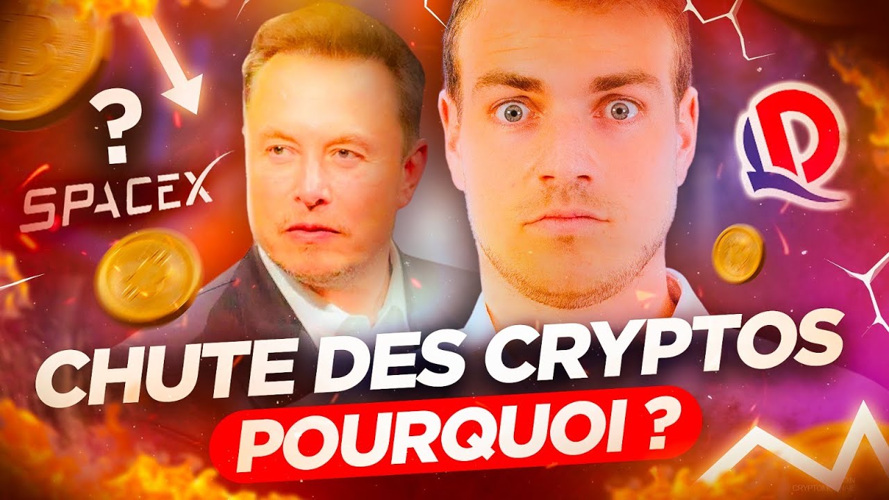 Bitcoin chute: Baisse des cryptos, que se passe-t-il? | Evergrande SpaceX  ETF