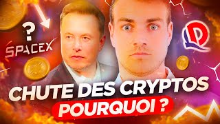 Bitcoin chute: Baisse des cryptos, que se passe-t-il? | Evergrande SpaceX ETF