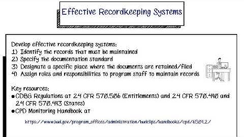 Effective Monitoring and Recordkeeping Systems IDIS Reports