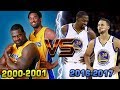 COULD THE WARRIORS BEAT THE 2000-01 LA LAKERS?? CURRY & DURANT vs KOBE & SHAQ!