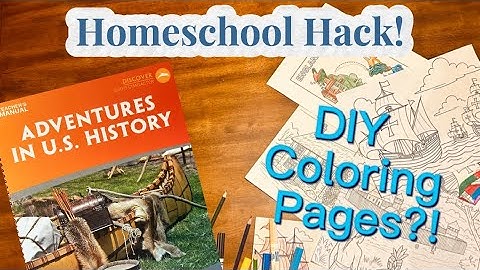Use ChatGPT to make FREE coloring pages! Enrich MFW Adventures in U.S. history or ANY curriculum!