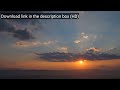Cinematic Golden Hour Sunset Over Mountains – Free Stock Footage B-Roll for Nature Documentaries