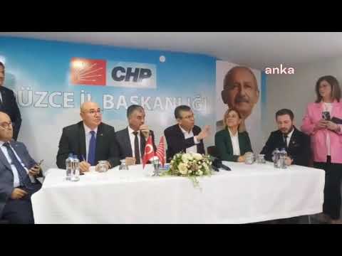 CHP Grup Başkanvekili Özgür Özel, CHP Düzce İl Başkanlığı'nda Açıklama Yapıyor | 26.10.2022