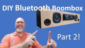 How to make your own boombox!  DIY Bluetooth Boombox Part 2!