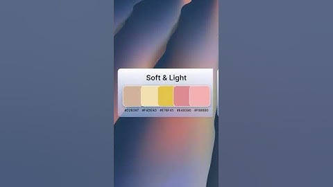 5 Amazing Color Palettes For Your Next UI Project #creative #ui #uidesign