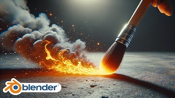 Blender Tutorial - How to use Dynamic Paint to create FIRE
