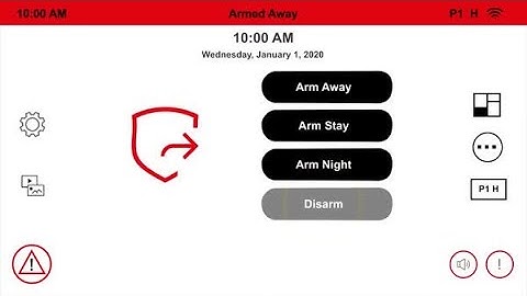 Honeywell Home 6290 Controller Arming and Disarming