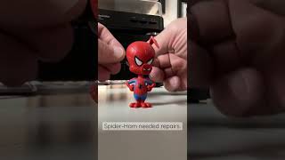 #spiderham needed repairs! #spiderman #johnmulaney #johnmulaneyquotes #toys #toyrepair